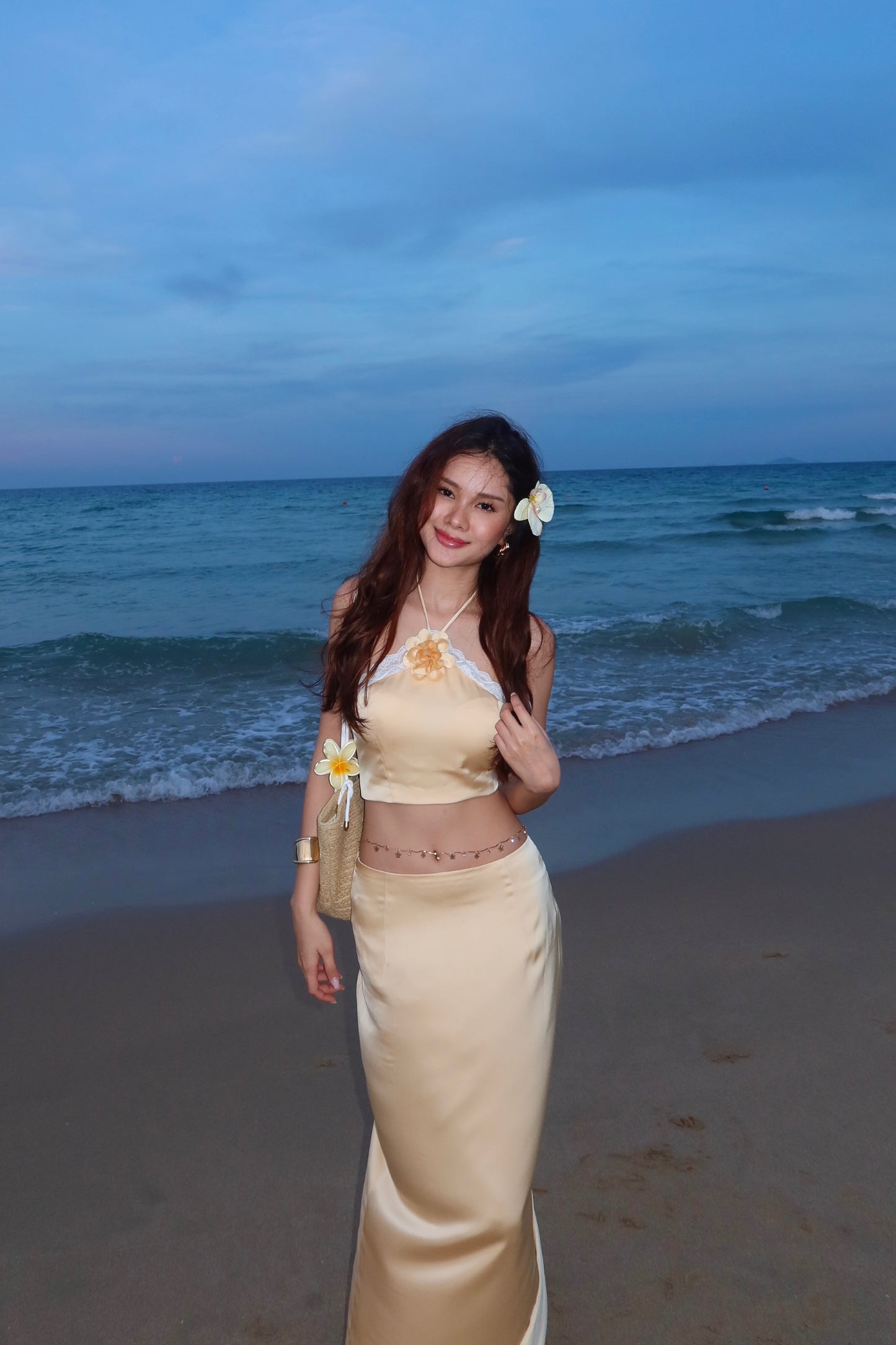 Silk summer removable flower set