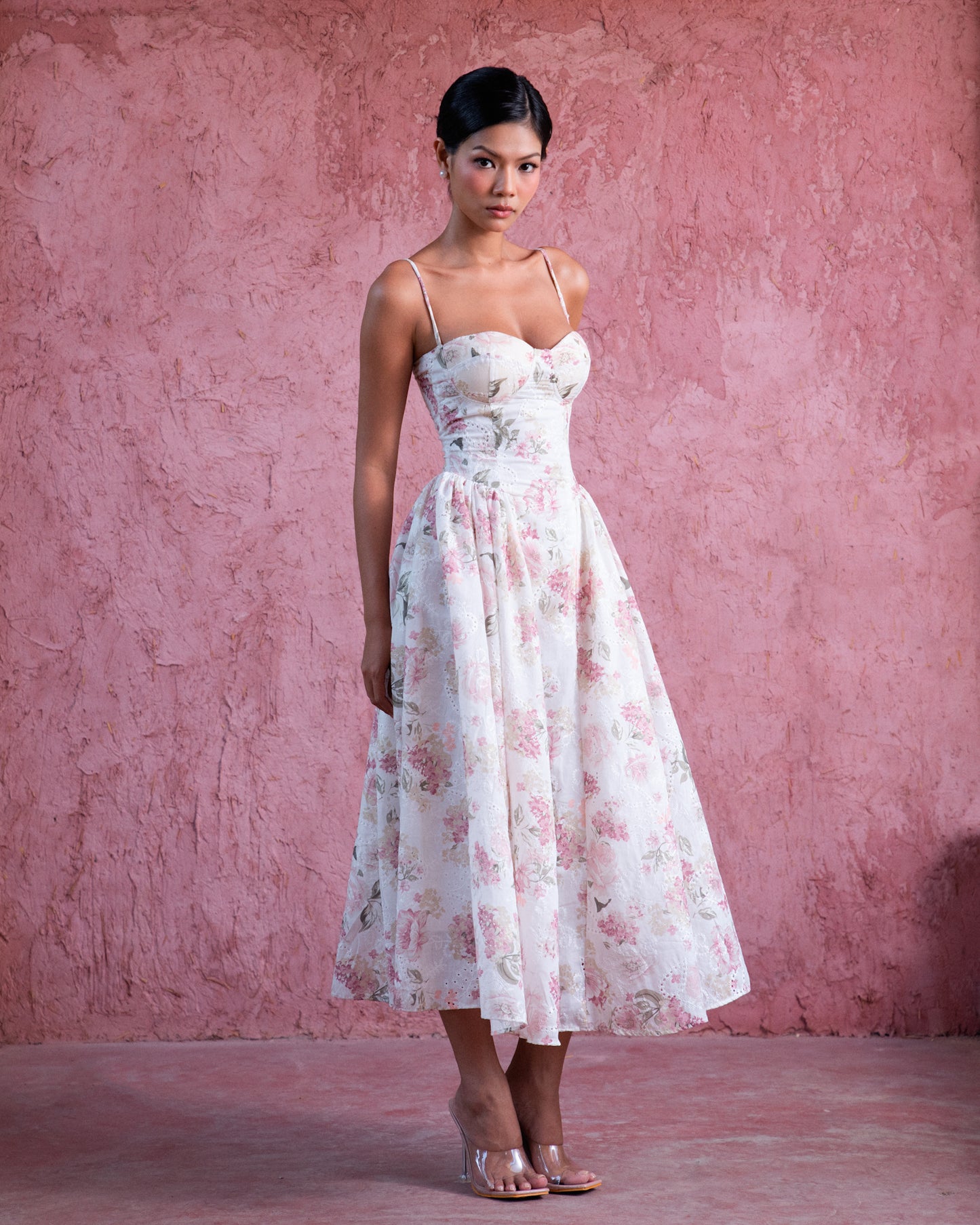 Roselle Dress - floral midi