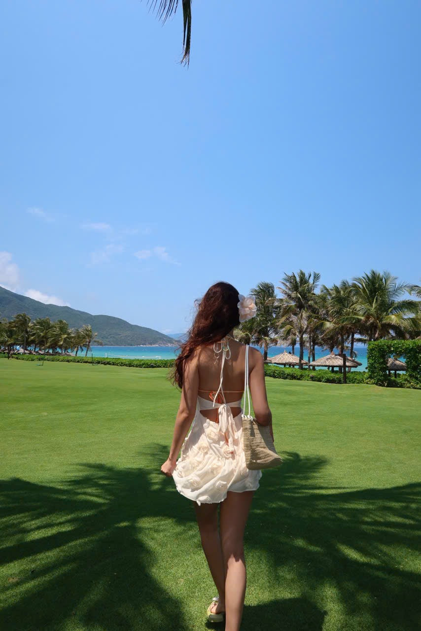 Summer flowers minidress