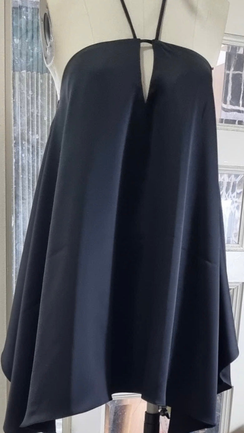 Silk flowy summer dress