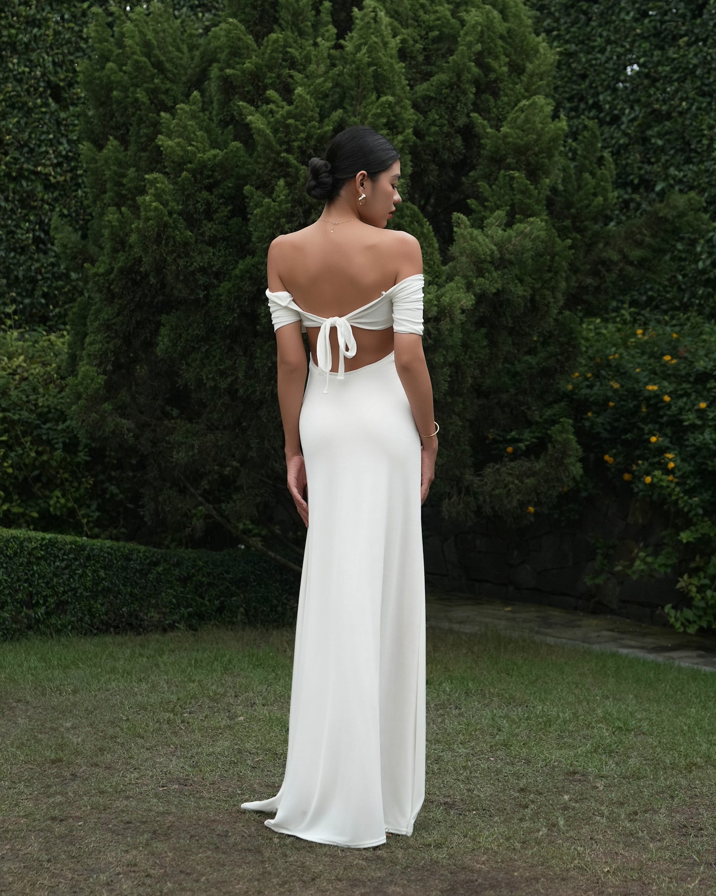 Charlotte dress - off the shoulder maxi