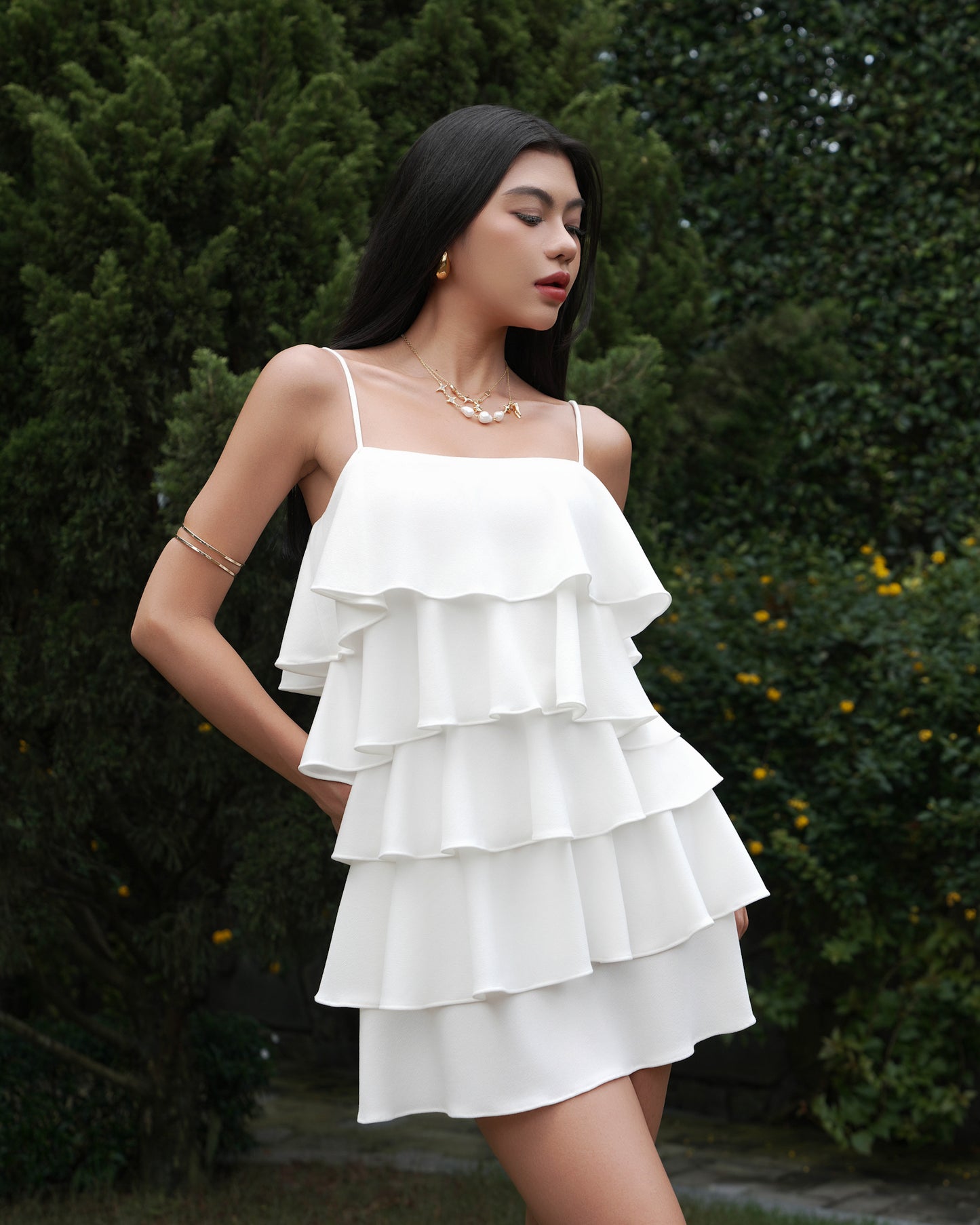 Isabella dress - ruffle mini