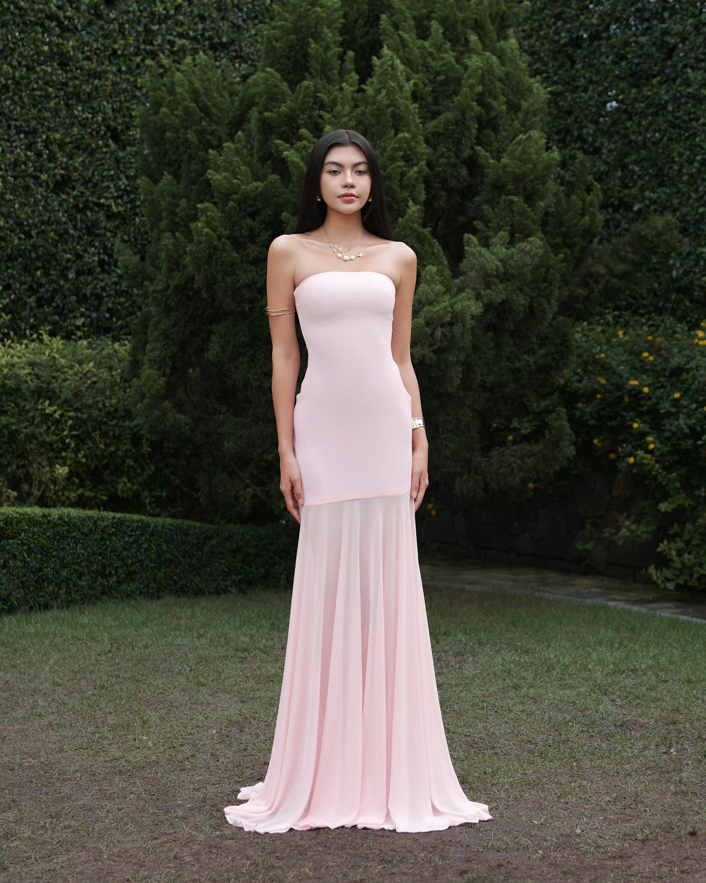 Amelia dress - legs see through maxi
