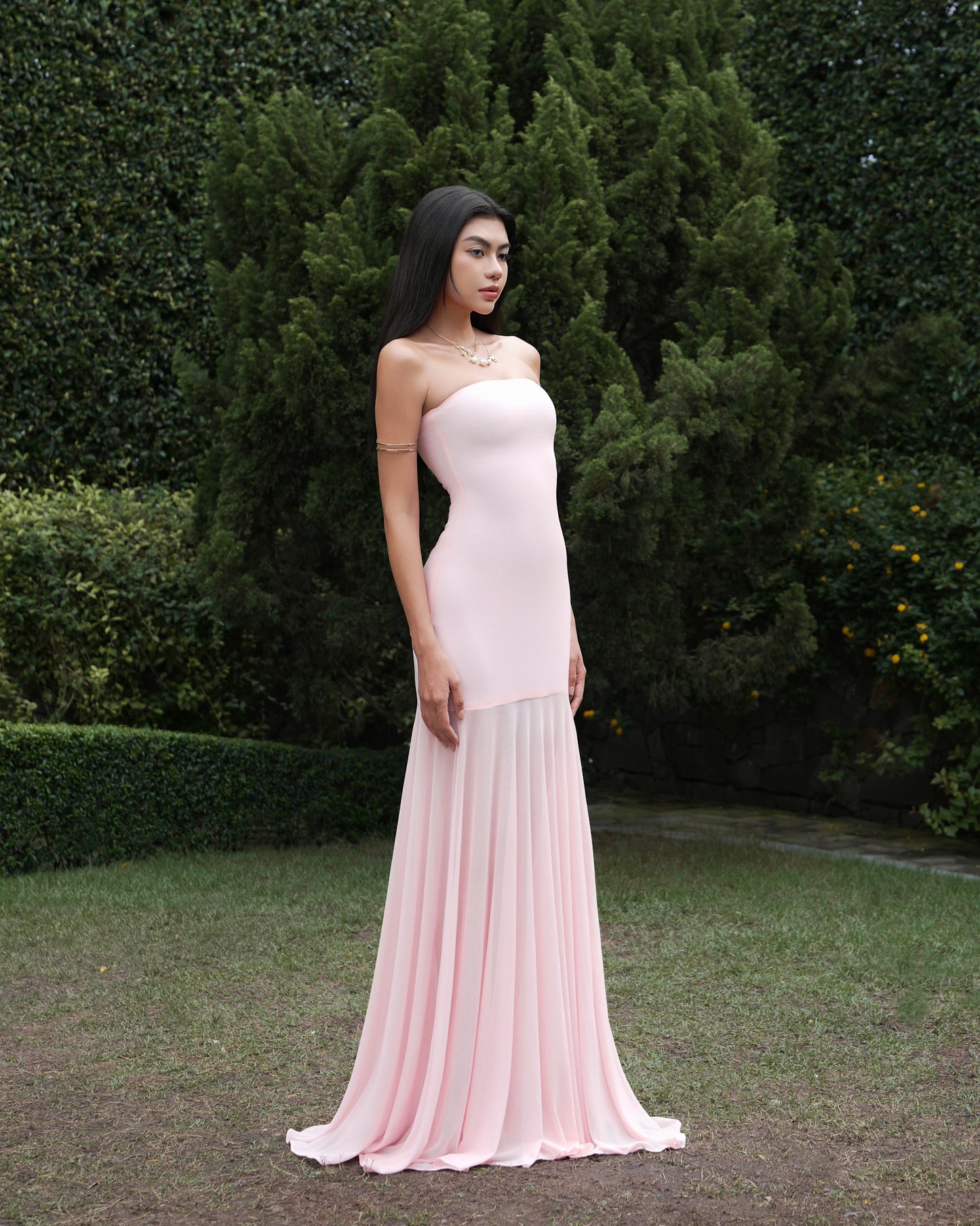 Amelia dress - legs see through maxi