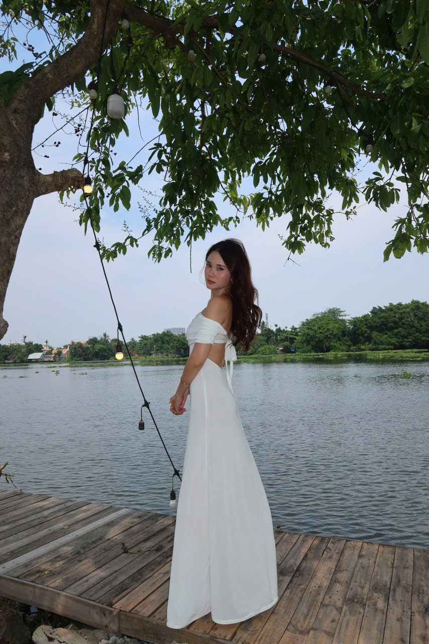Charlotte dress - off the shoulder maxi