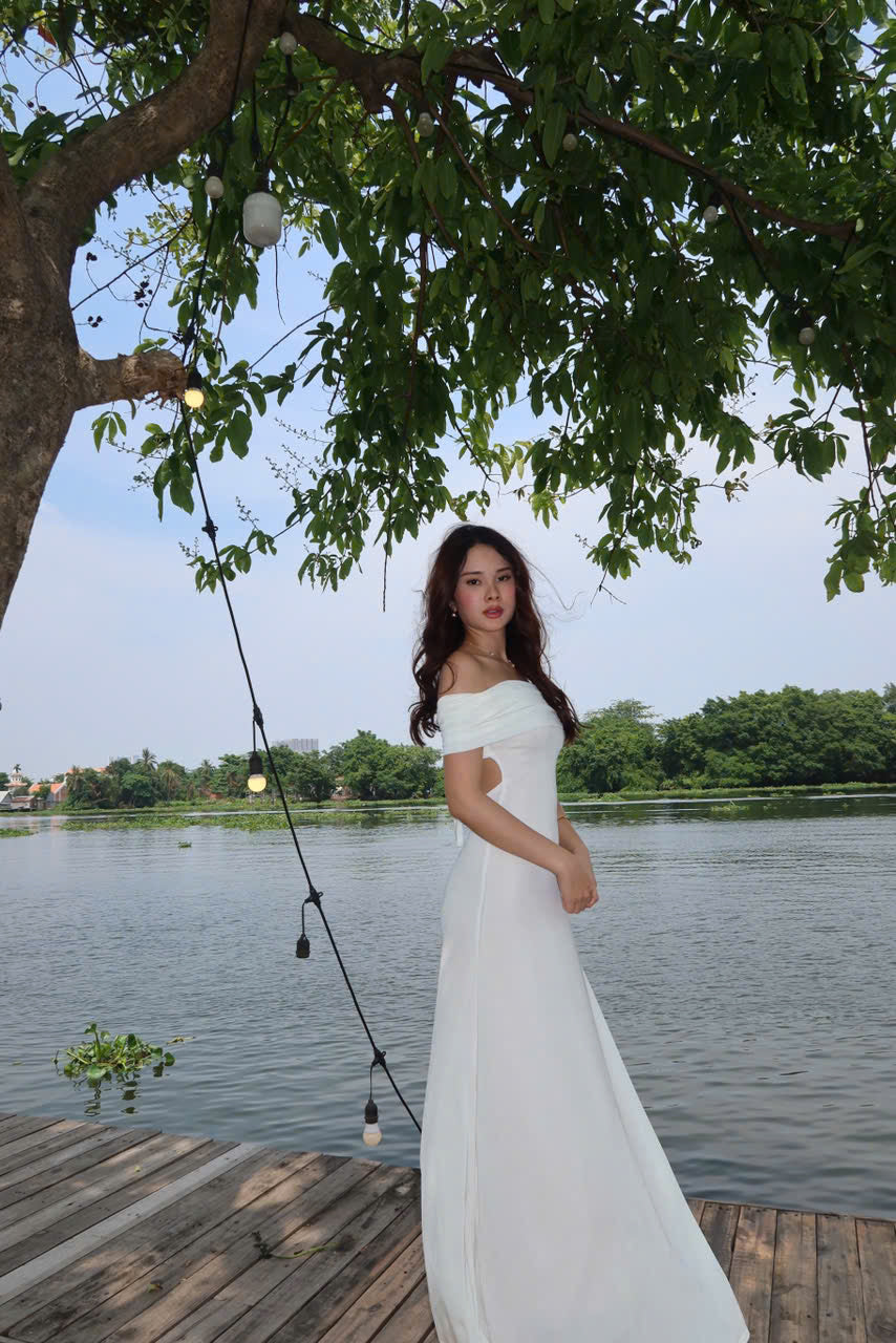 Charlotte dress - off the shoulder maxi
