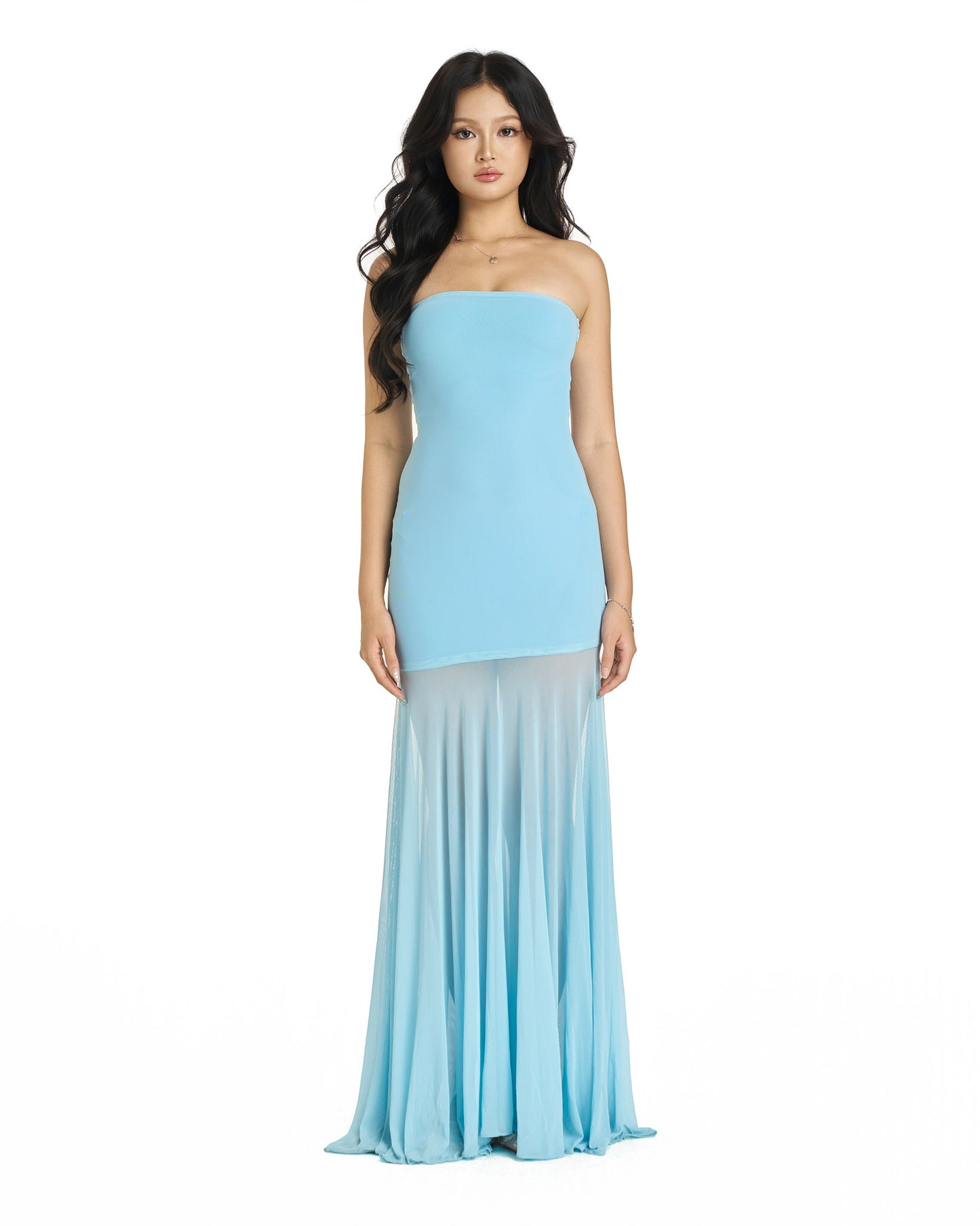 Amelia dress - Legs see through maxi