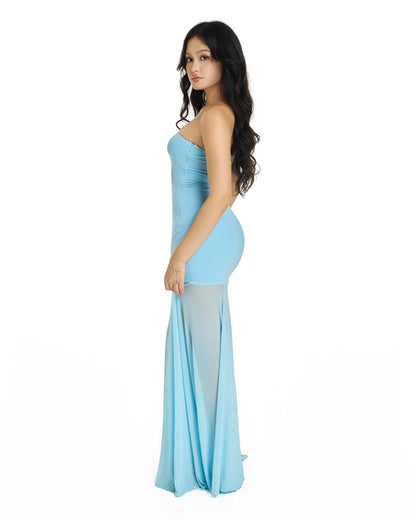 Amelia dress - Legs see through maxi