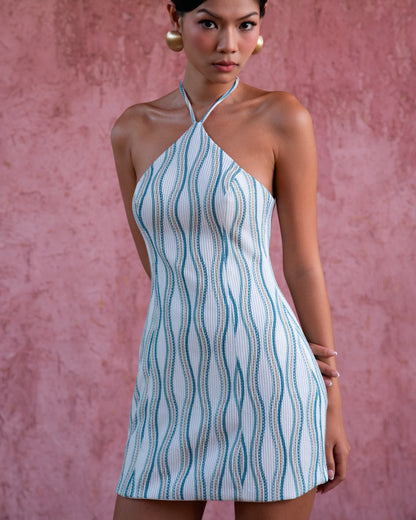 Solene Dress - halter neck mini