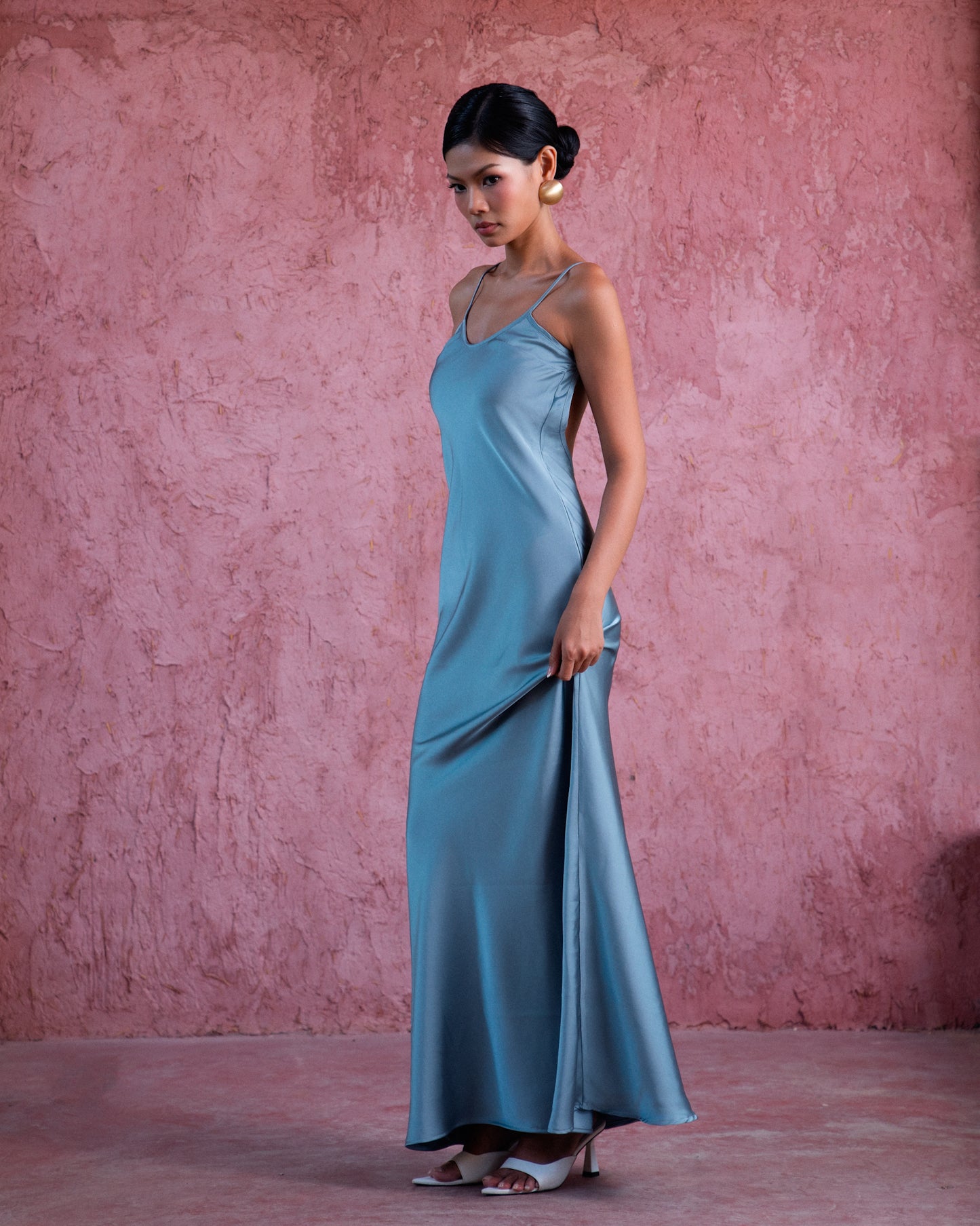 Azure Dress - low back maxi