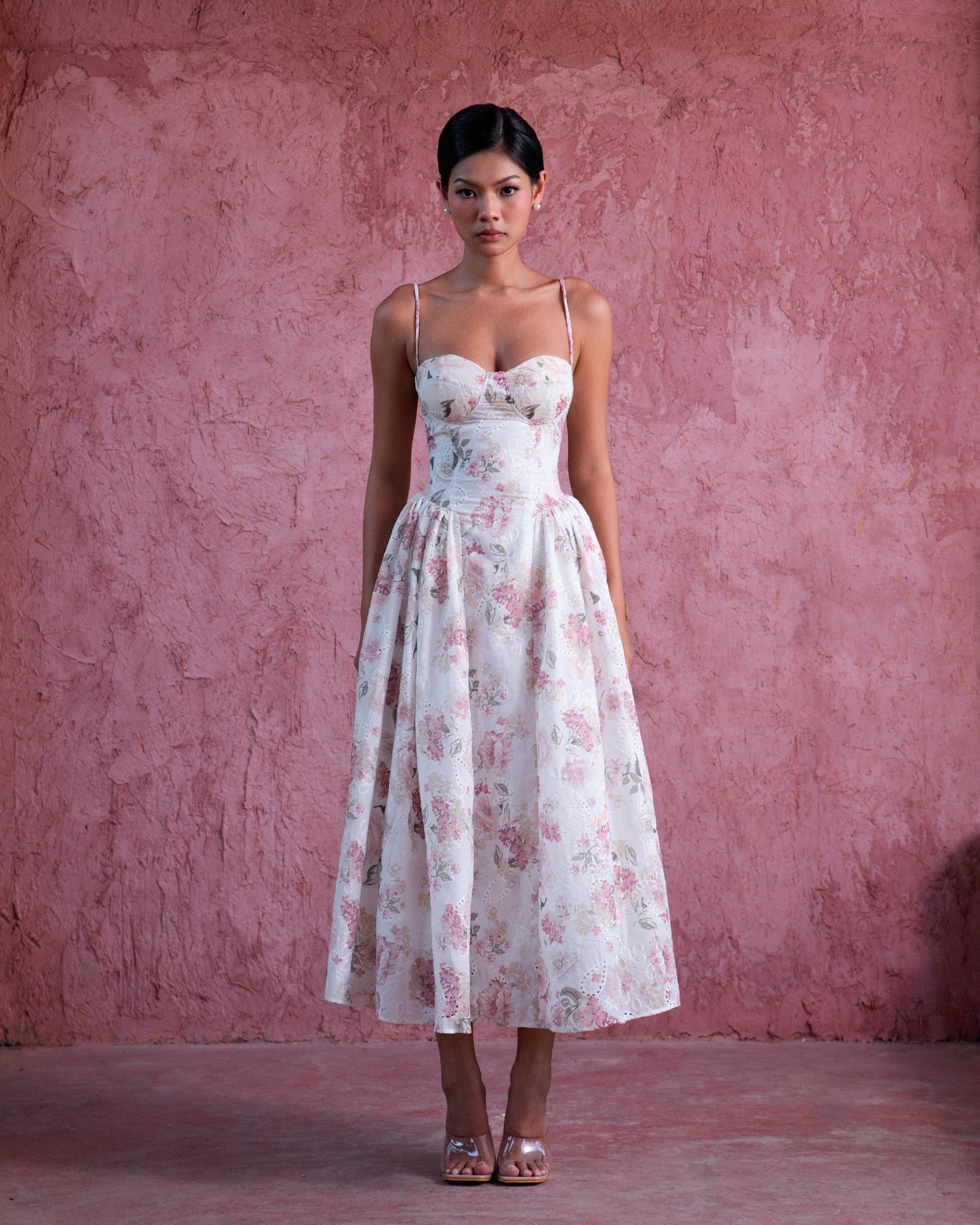 Roselle Dress - floral midi