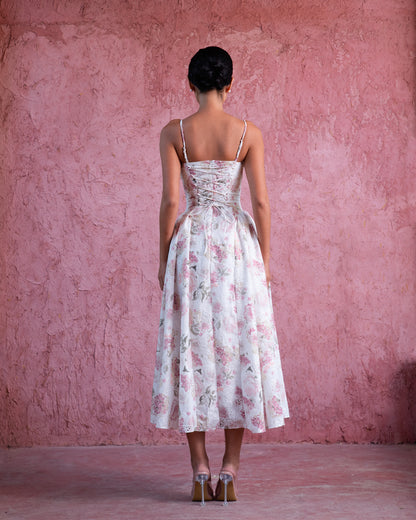 Roselle Dress - floral midi