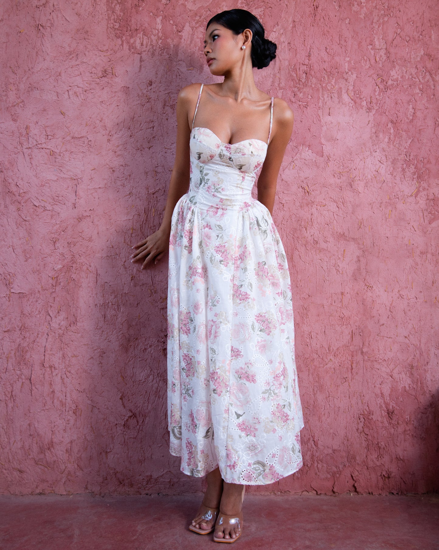Roselle Dress - floral midi