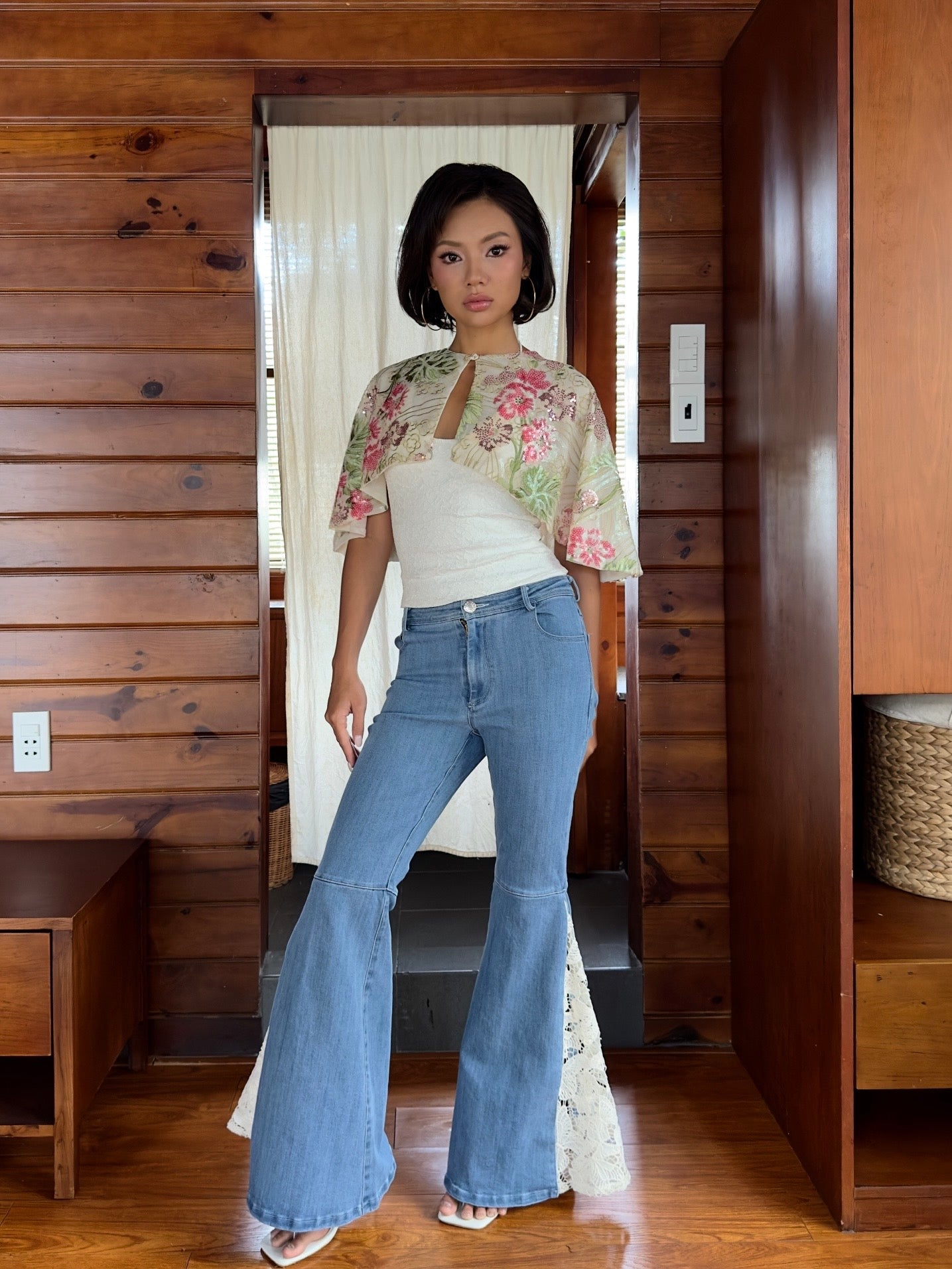 Flora cape - statement layer designed to elevate any outfit