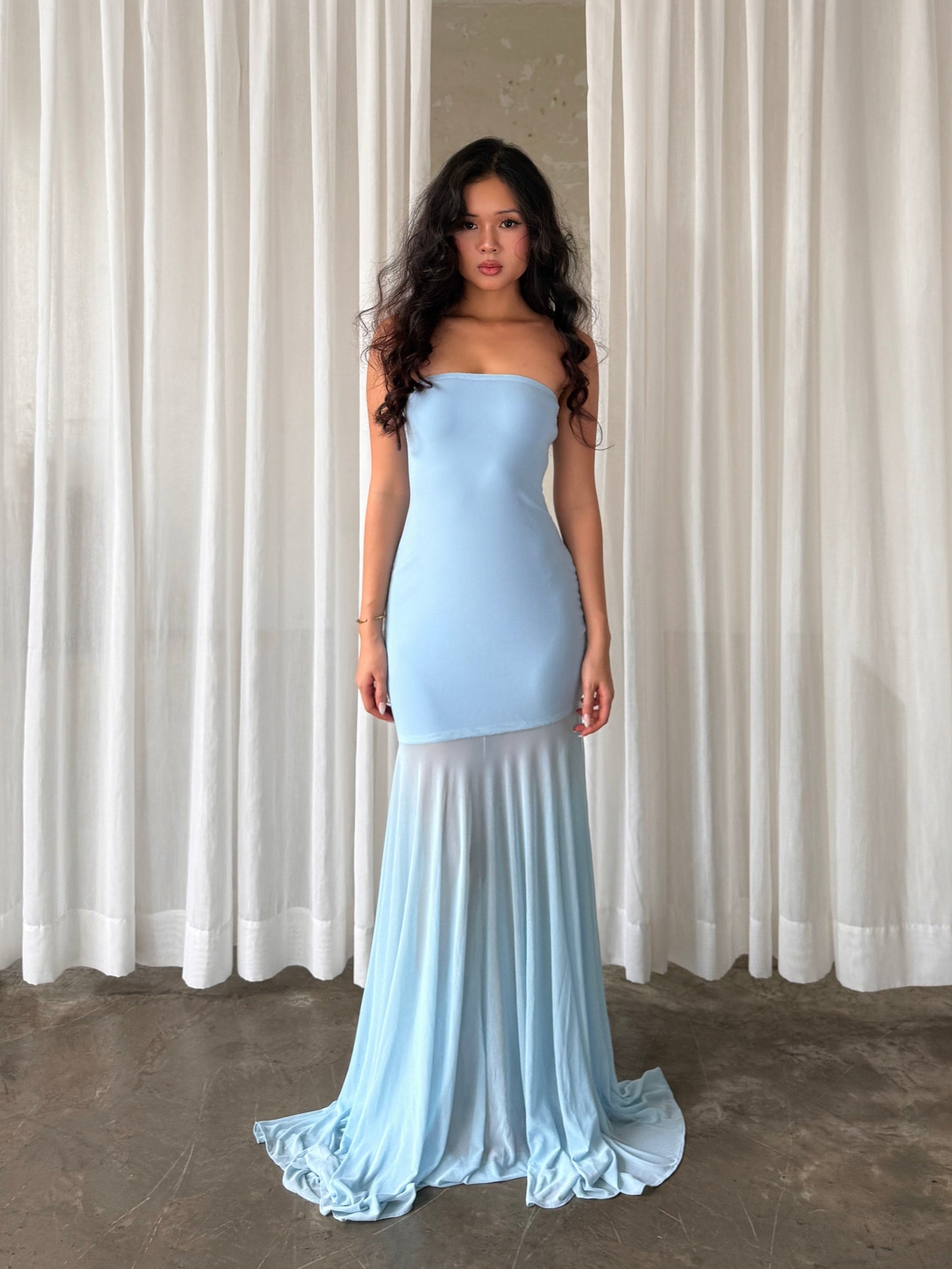 Amelia dress - Legs see through maxi