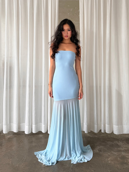 Amelia dress - Legs see through maxi