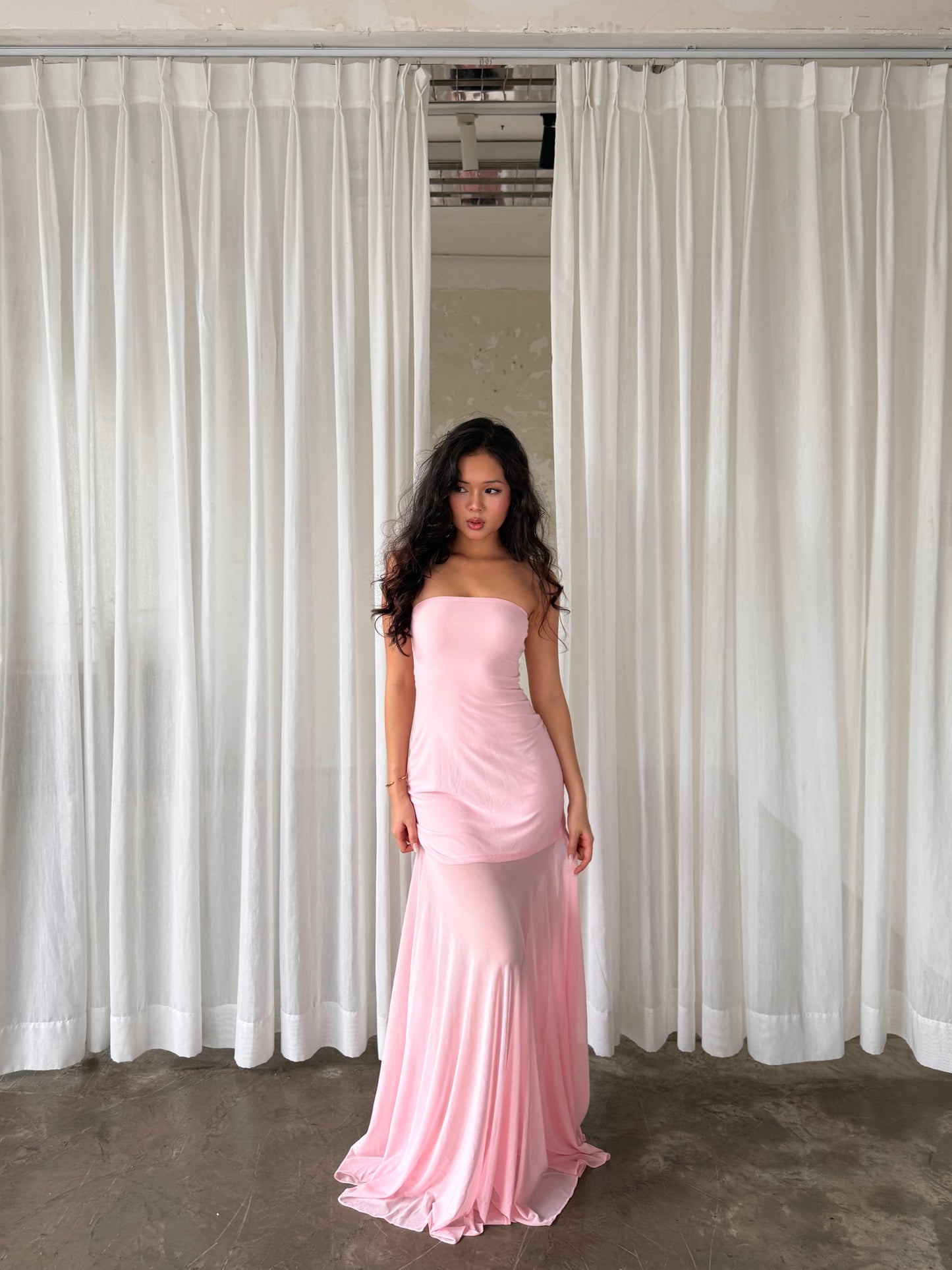 Amelia dress - Legs see through maxi