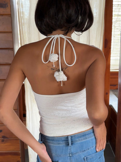 Whisper top rose details