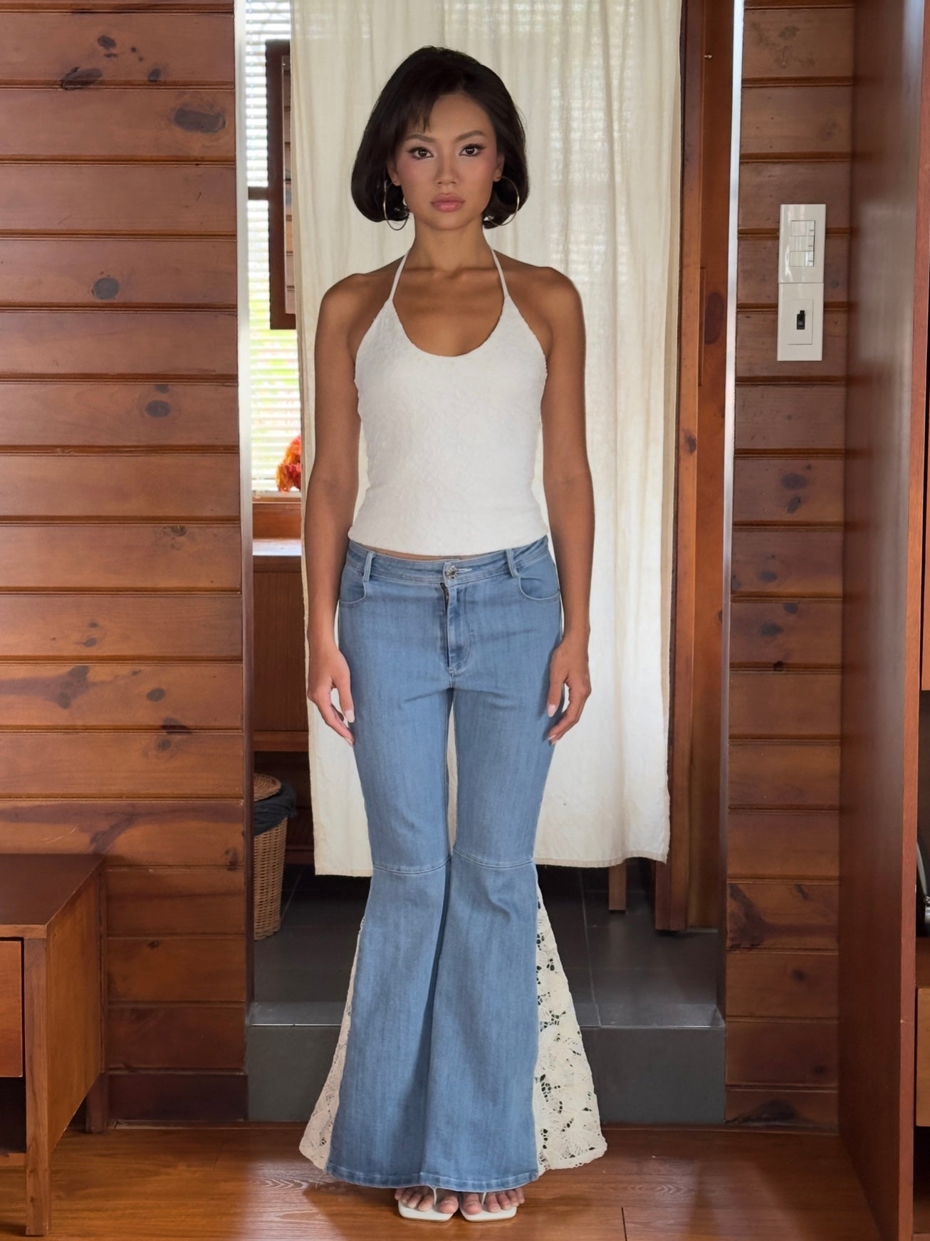 Whisper top rose details