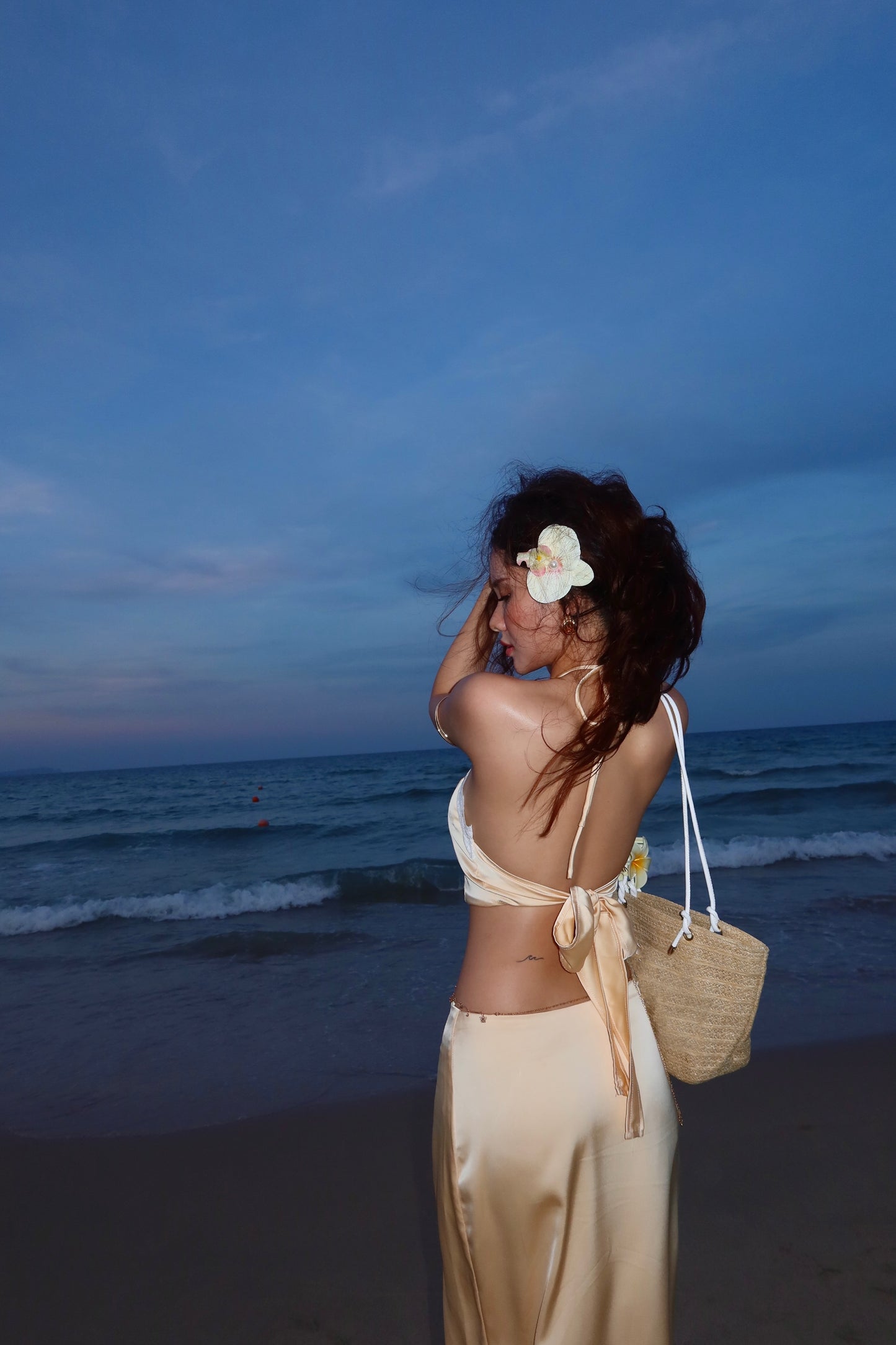 Silk summer removable flower set