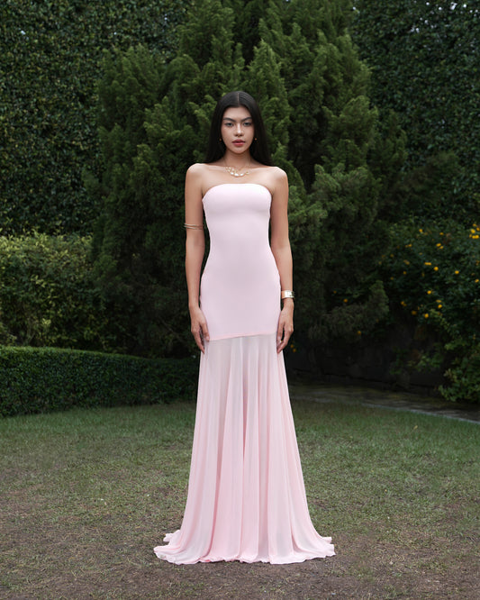 Amelia dress - legs see through maxi