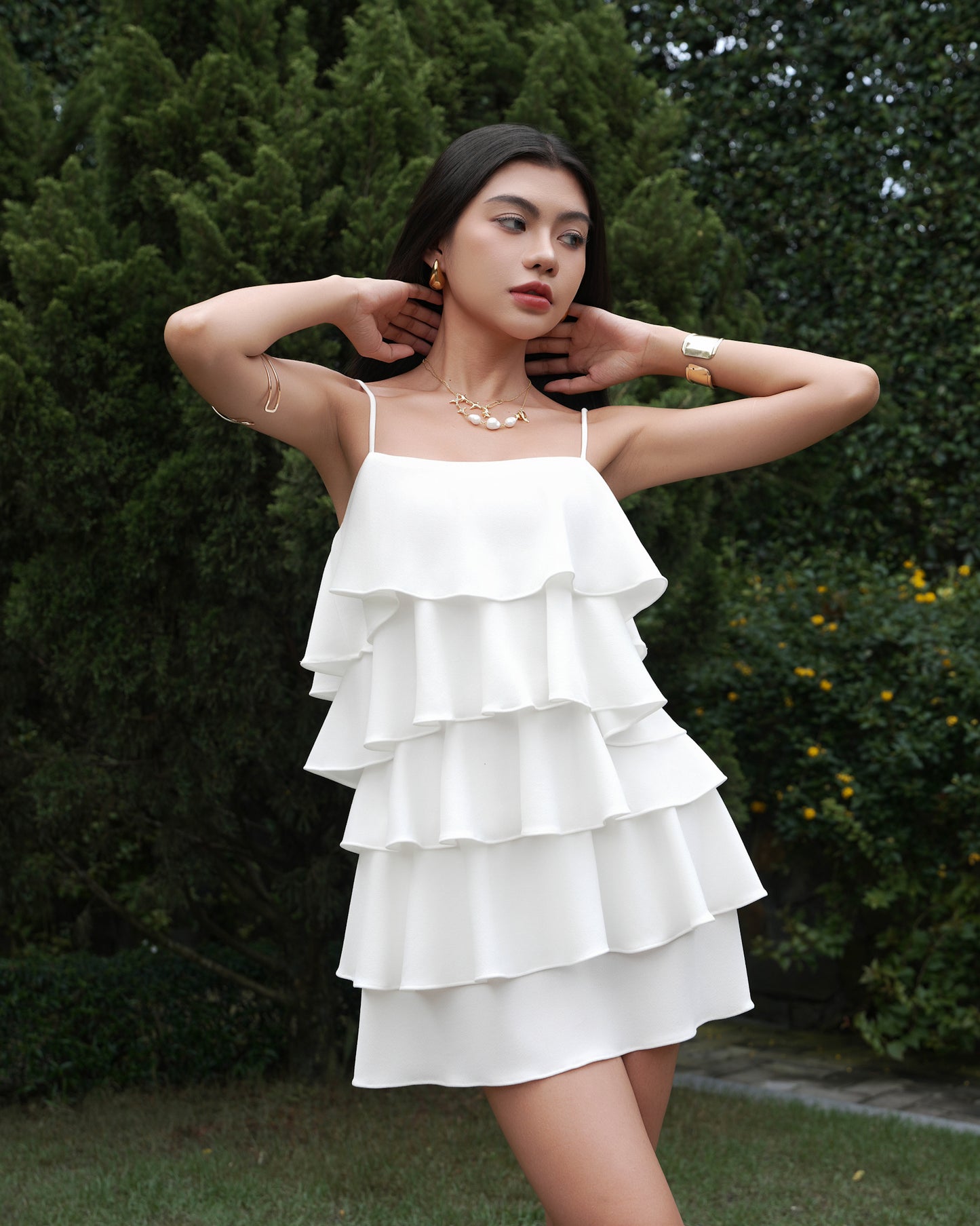 Isabella dress - ruffle mini
