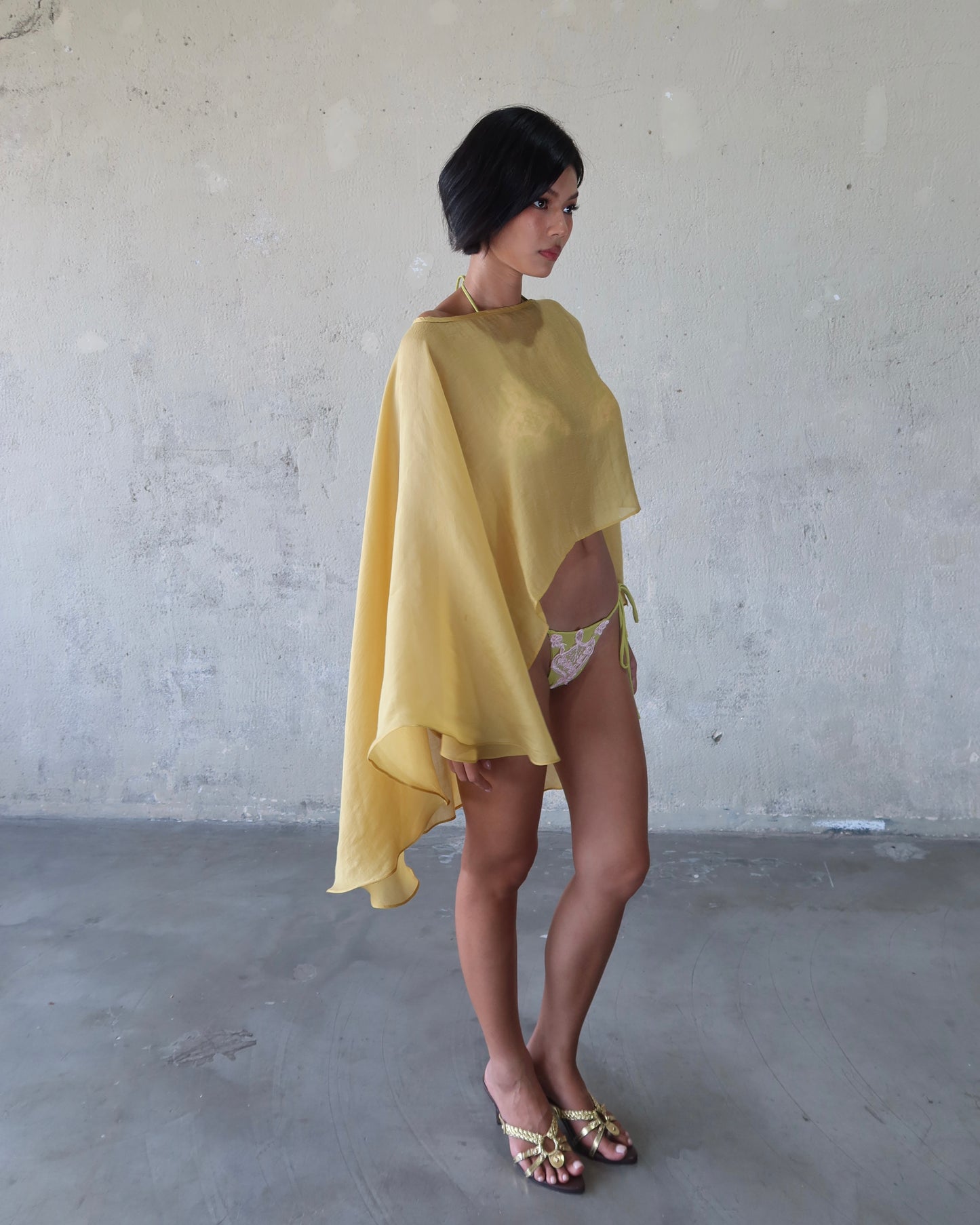 Sunset bikini cover up