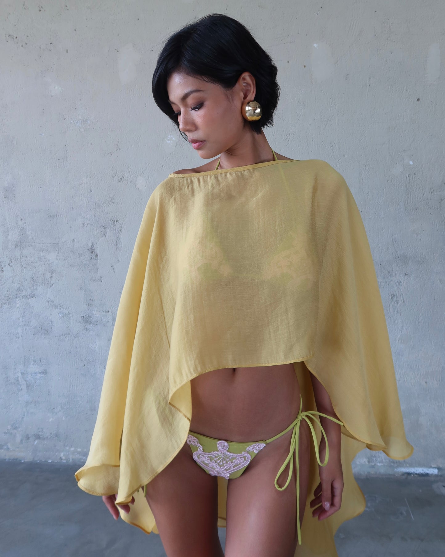 Sunset bikini cover up