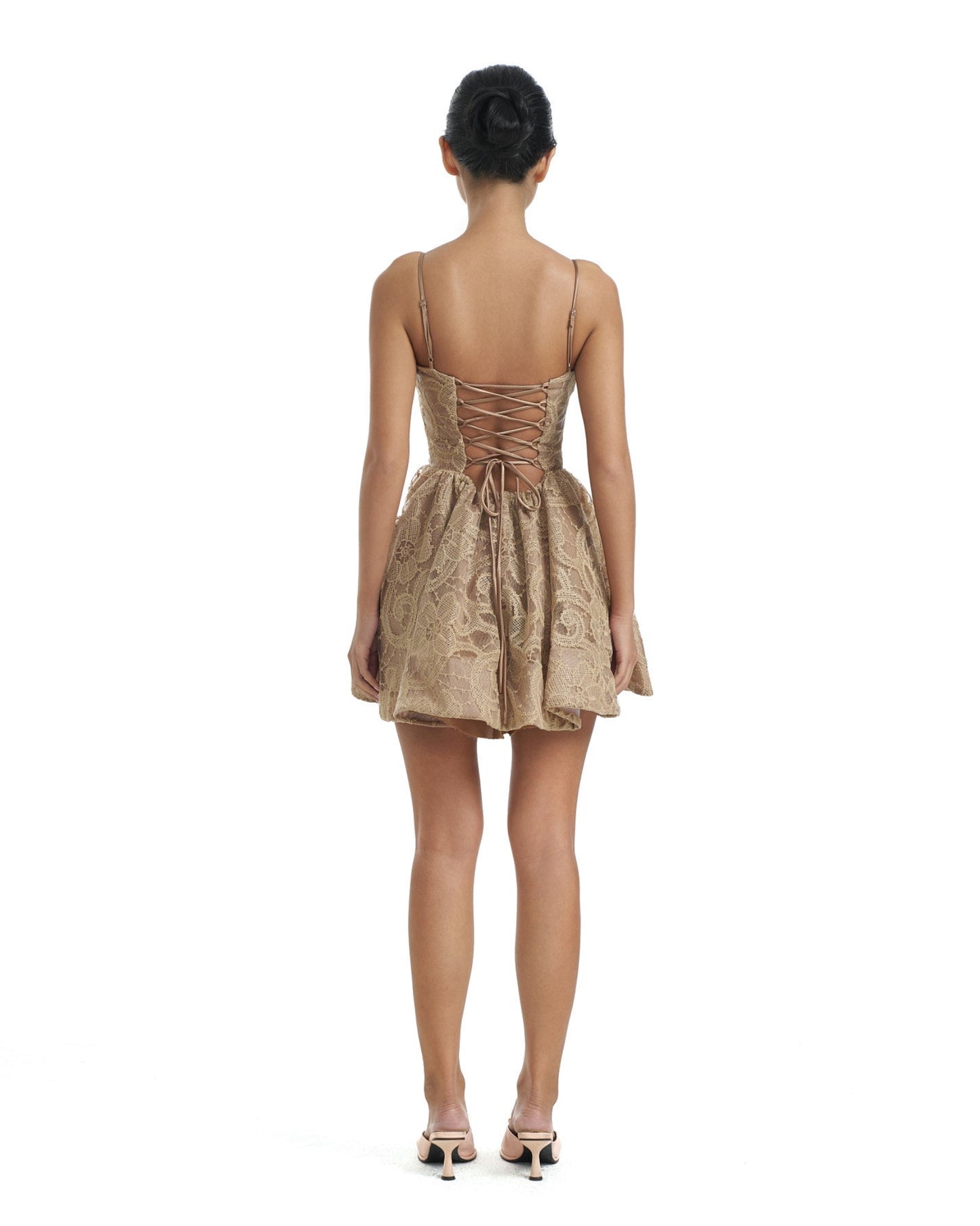 Raquel dress - mini flower back tie