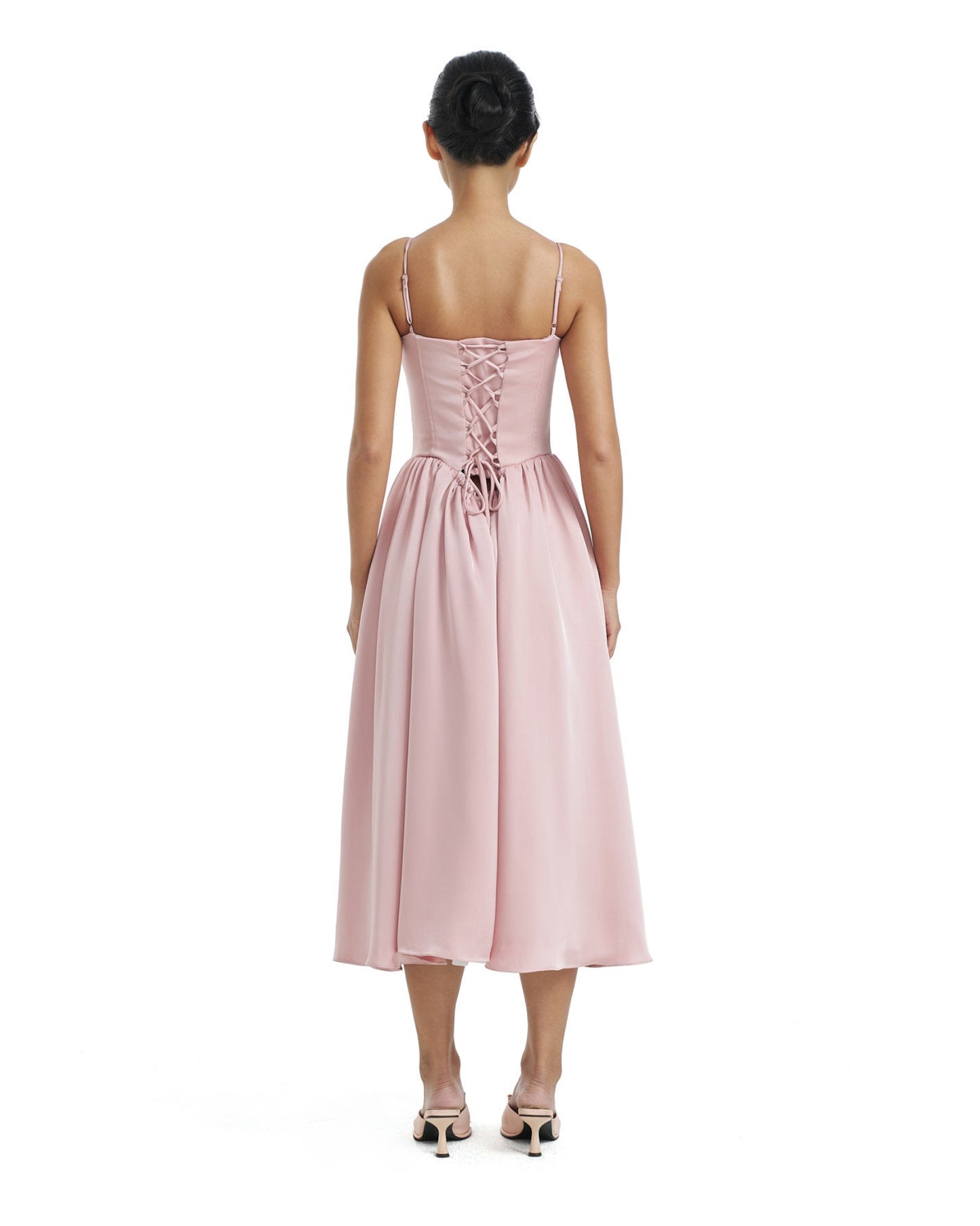 Rosey dress - midi back tie dress