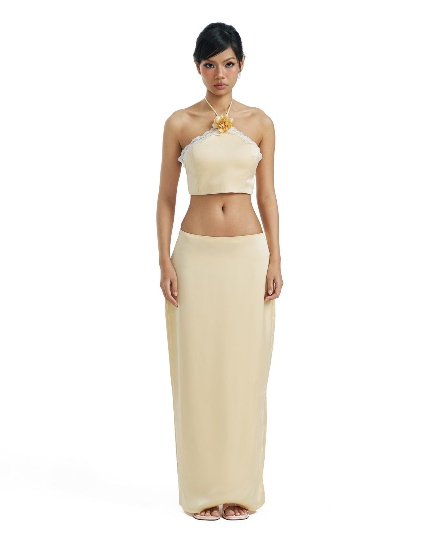 Lila set - silk removable flower set