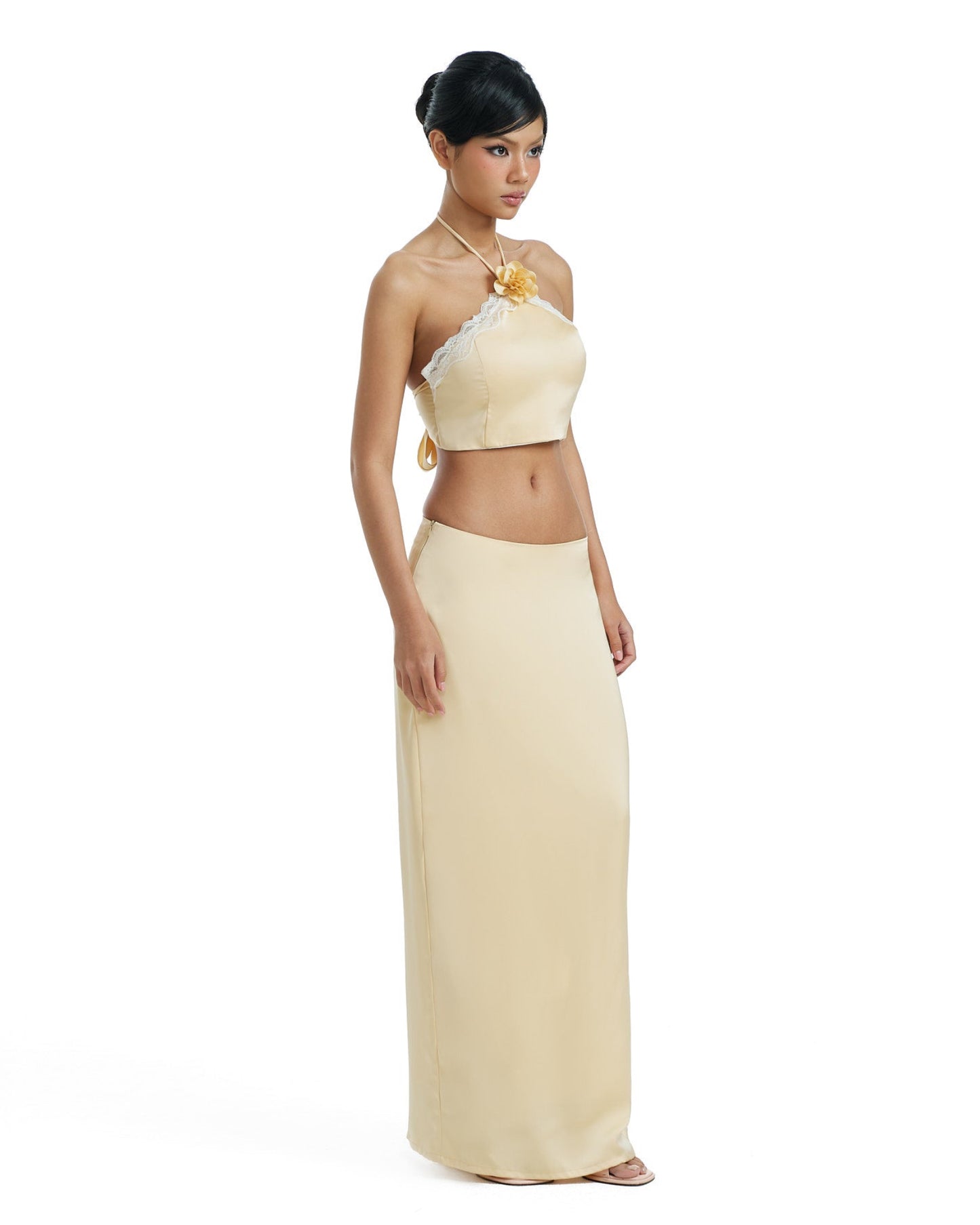 Lila set - silk removable flower set