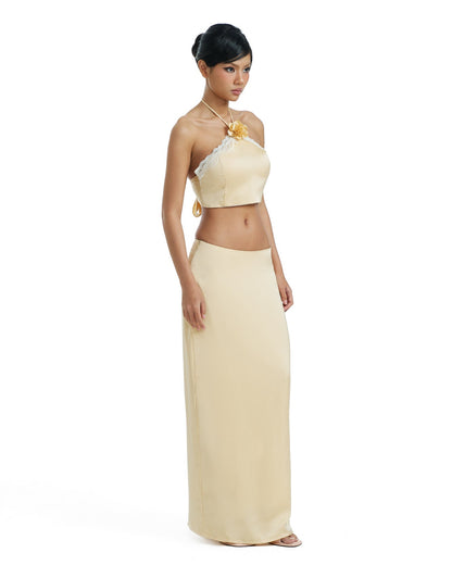 Lila set - silk removable flower set